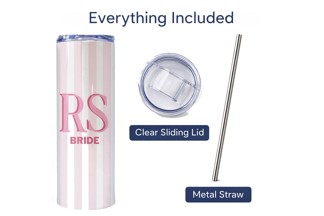 Personalized Bridesmaid Tumbler – Custom Bridal Party Gift