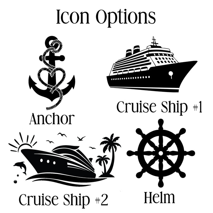 Personalized Cruise Skinny Tumblers | Multiple Colors