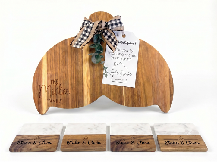 Whale Tail Real Estate Closing Gift Set
