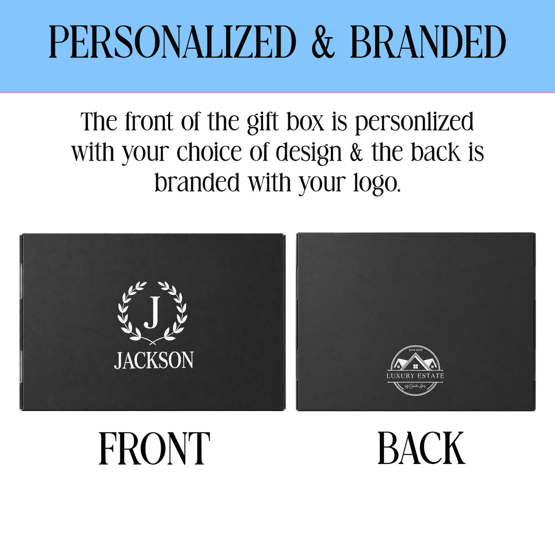 Personalized Whiskey Decanter Closing Gift Set