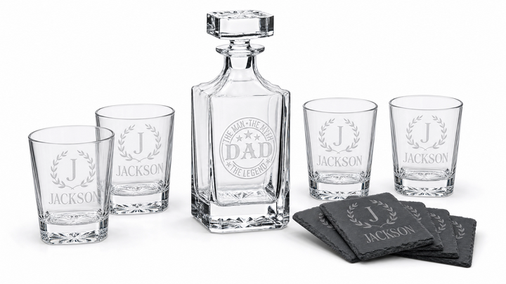Personalized Father’s Day Whiskey Gift Set