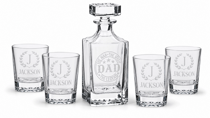 Personalized Father’s Day Whiskey Gift Set
