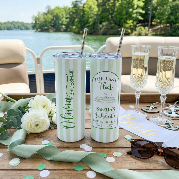 Personalized Bachelorette Tumblers | Custom Bride & Bridesmaid Cups | Bach Weekend Party Tumblers | Matching Bridal Party Gift