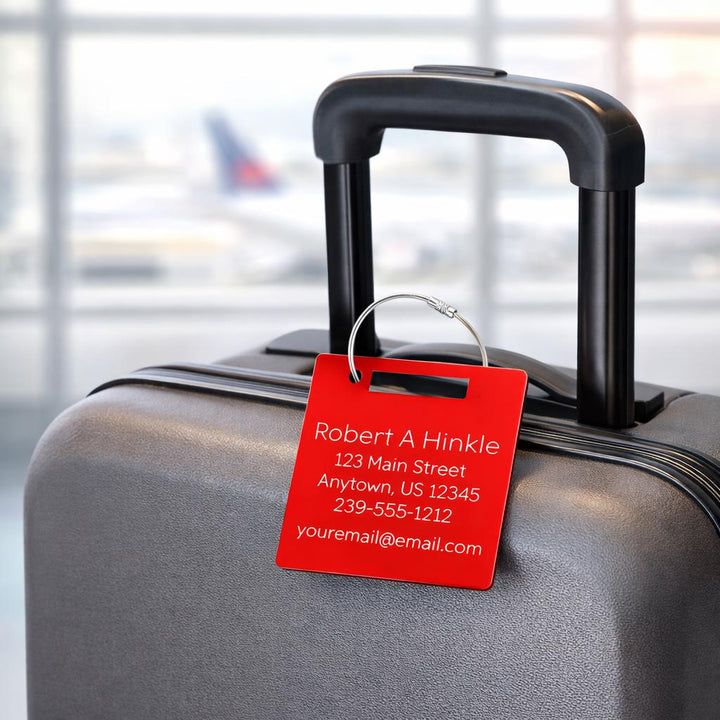 Personalized Acrylic Luggage Tags | Set of 3