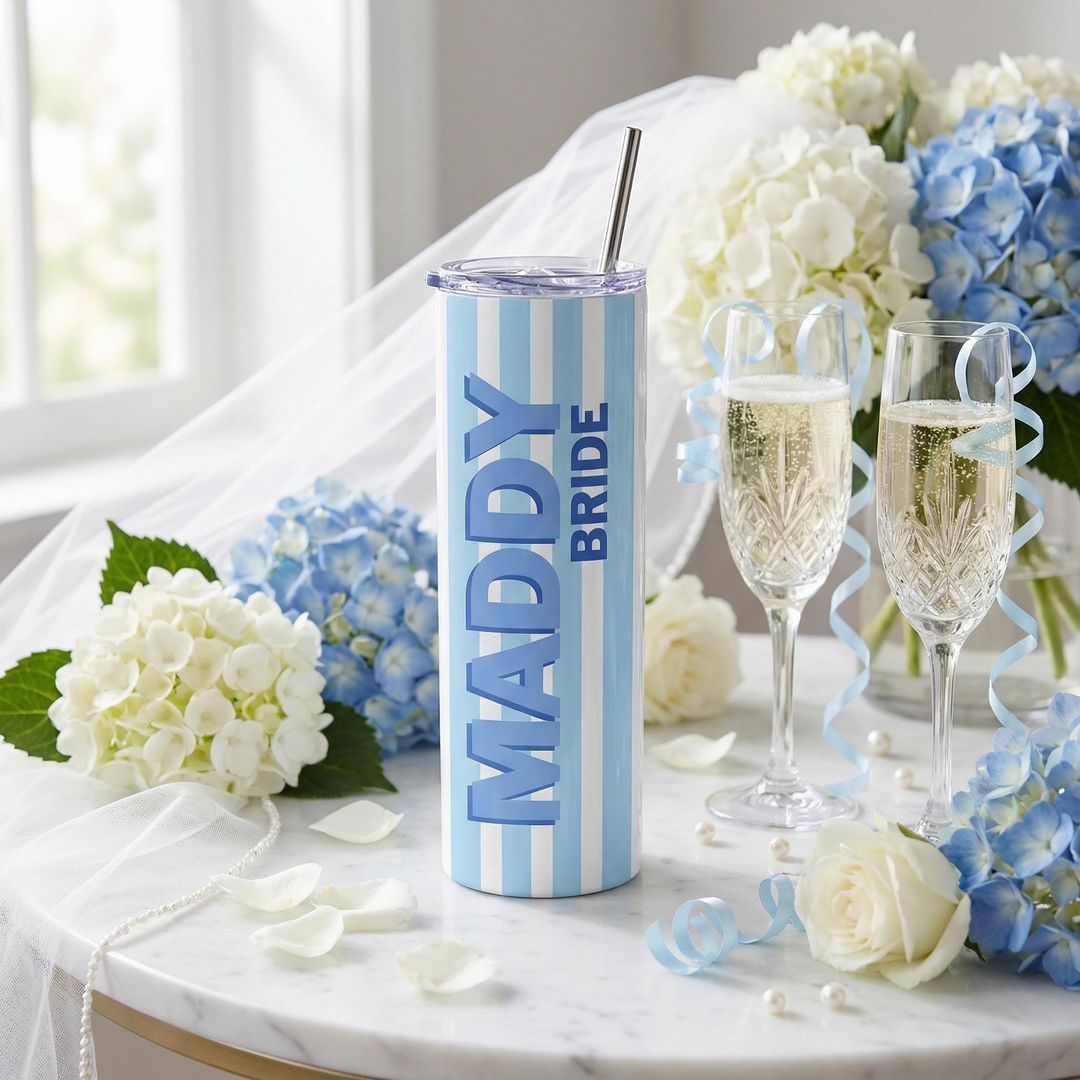 Personalized Bridesmaid Tumbler – Custom Bridal Party Gift