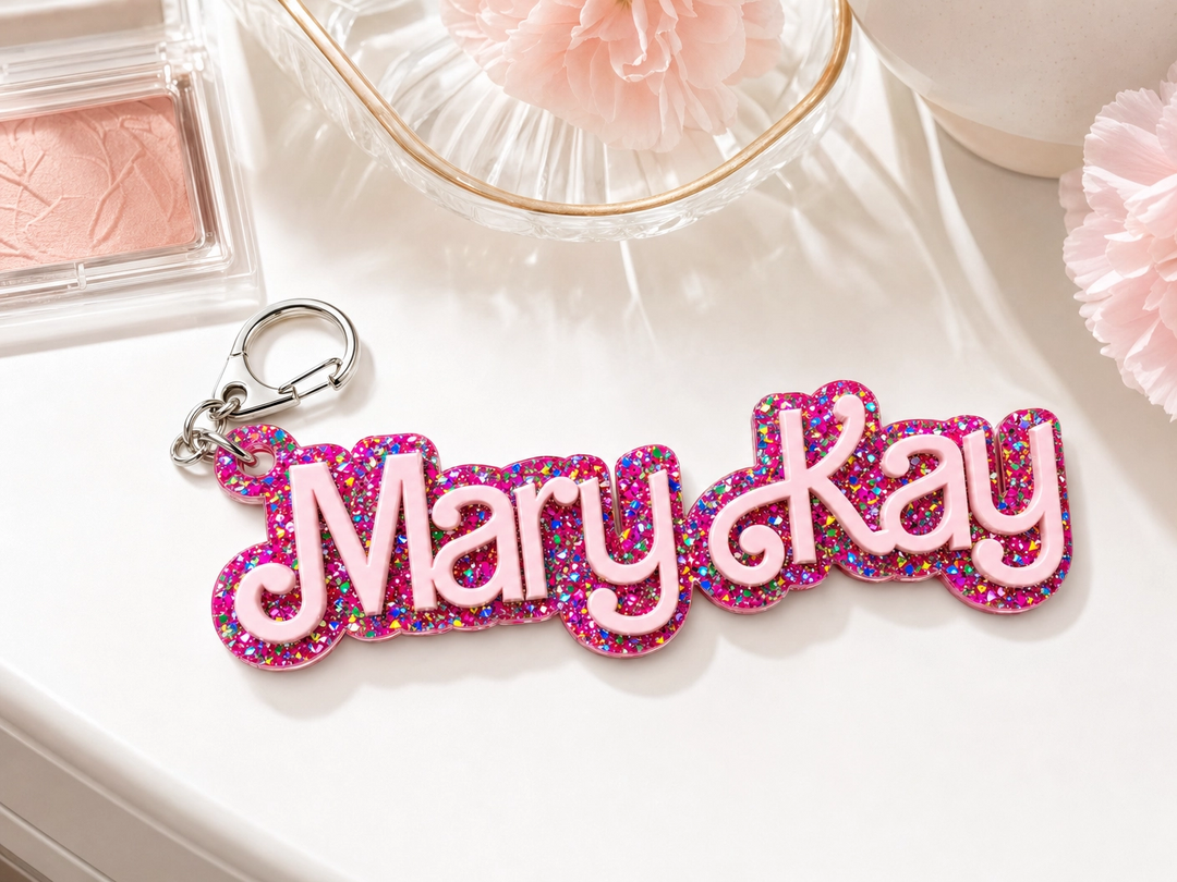 Mary Kay Inspired Acrylic Keychain | Team Prize, Director Gift, Consultant Goal Reward
